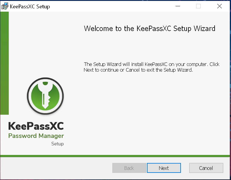 1 hva informatique install keepassxc